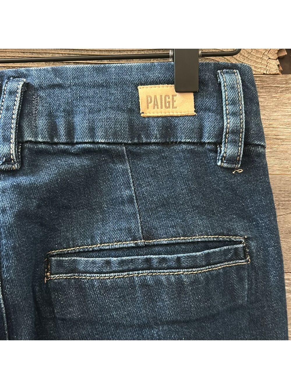 NWT Paige Dion Cargo Pockets Gracie Lou Wide Leg Jean Size 26 - Picture 8 of 13